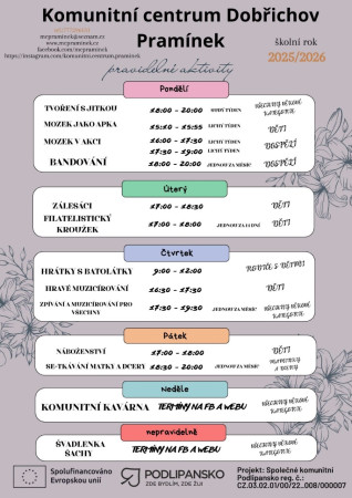 Zájmové aktivity 2025/2026