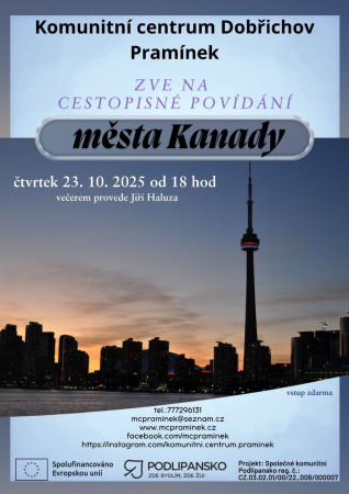 cestopisné povídání o Kanadě