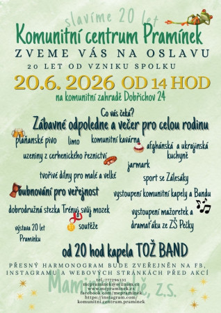 oslava 20 let spolku